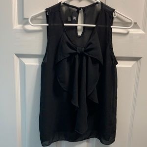 Black business casual top